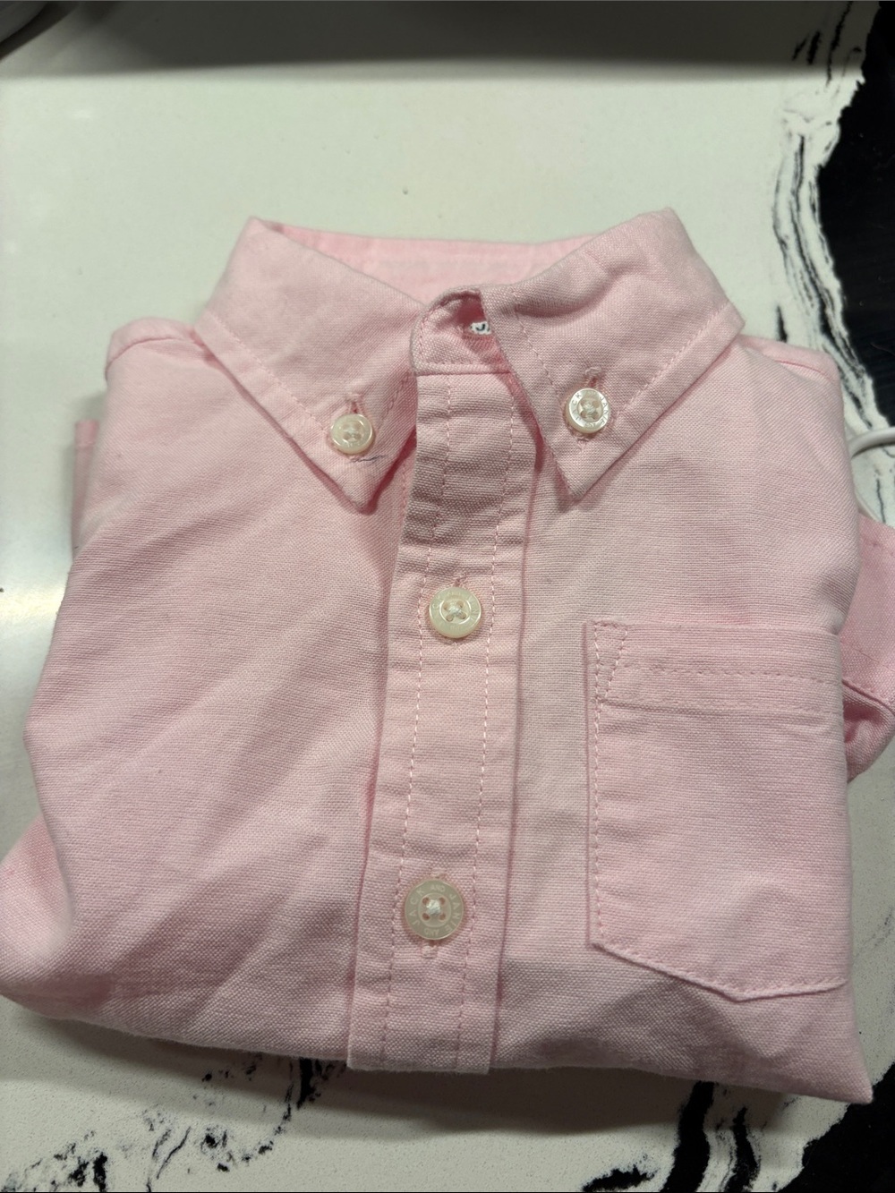Janie and Jack Pale Pink Button-Down Shirt